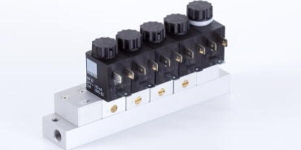 Direct actuated valves for manifold plates